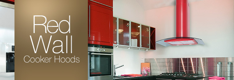 Red Wall Mounted Cooker Hoods Red Wall Mounted Cooker Hoods